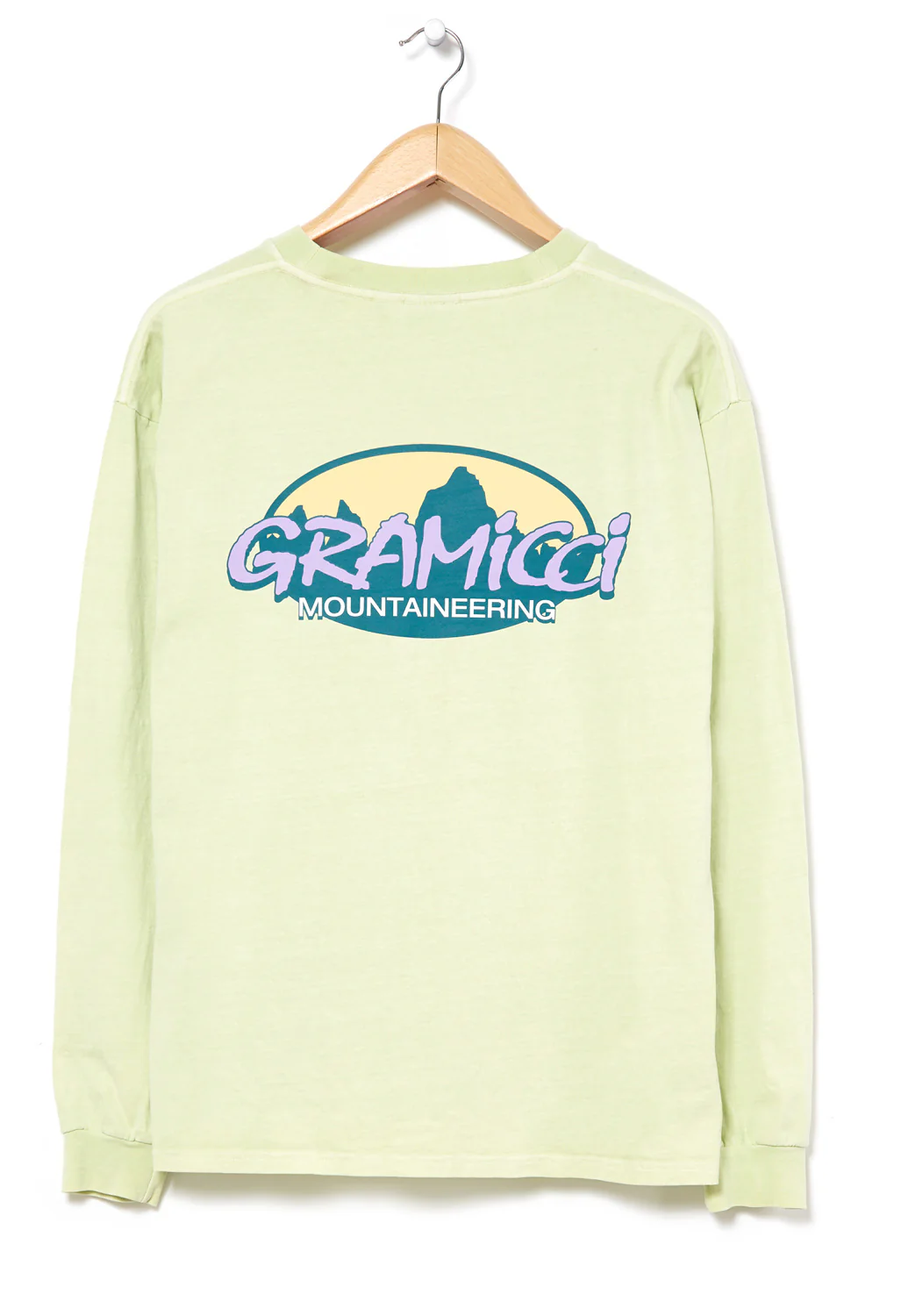 Gramicci Summit Long Sleeved T-Shirt - Smoky Mint Pigment