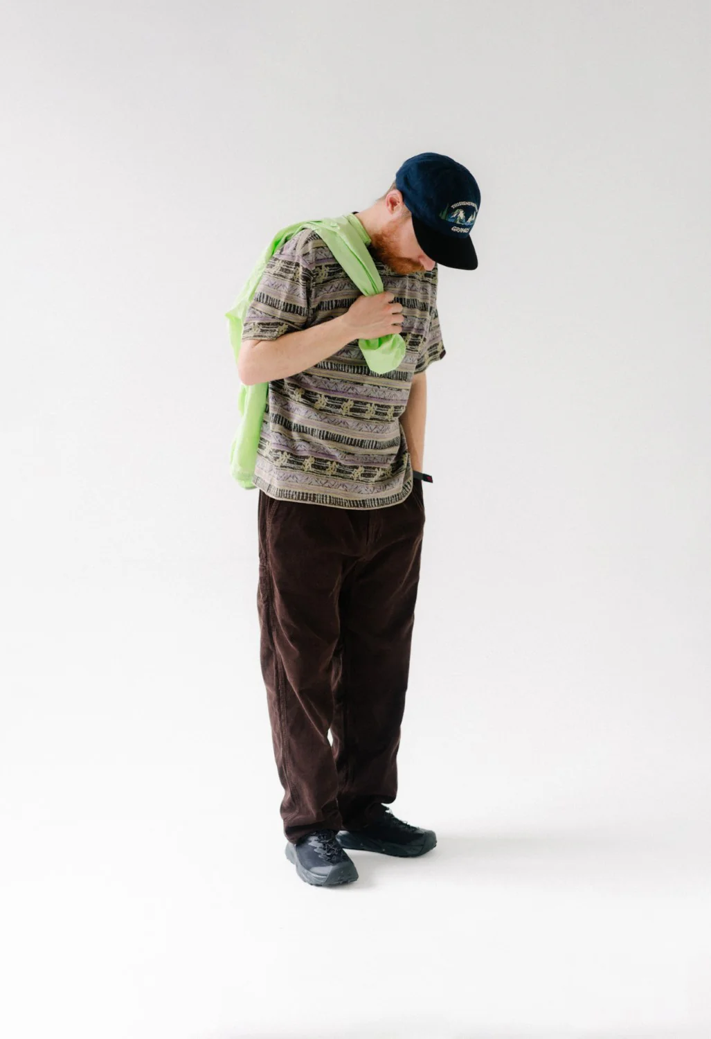 Gramicci This Is Never That Pattern Jacquard Tee - Multi - Image 4