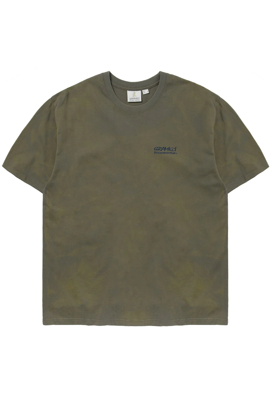Gramicci This Is Never That Sun Faded Tee - Dark Olive - Image 2