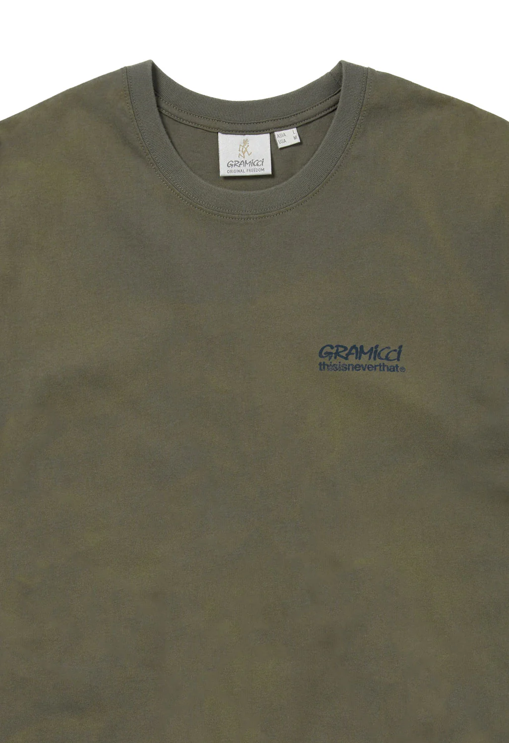 Gramicci This Is Never That Sun Faded Tee - Dark Olive - Image 3