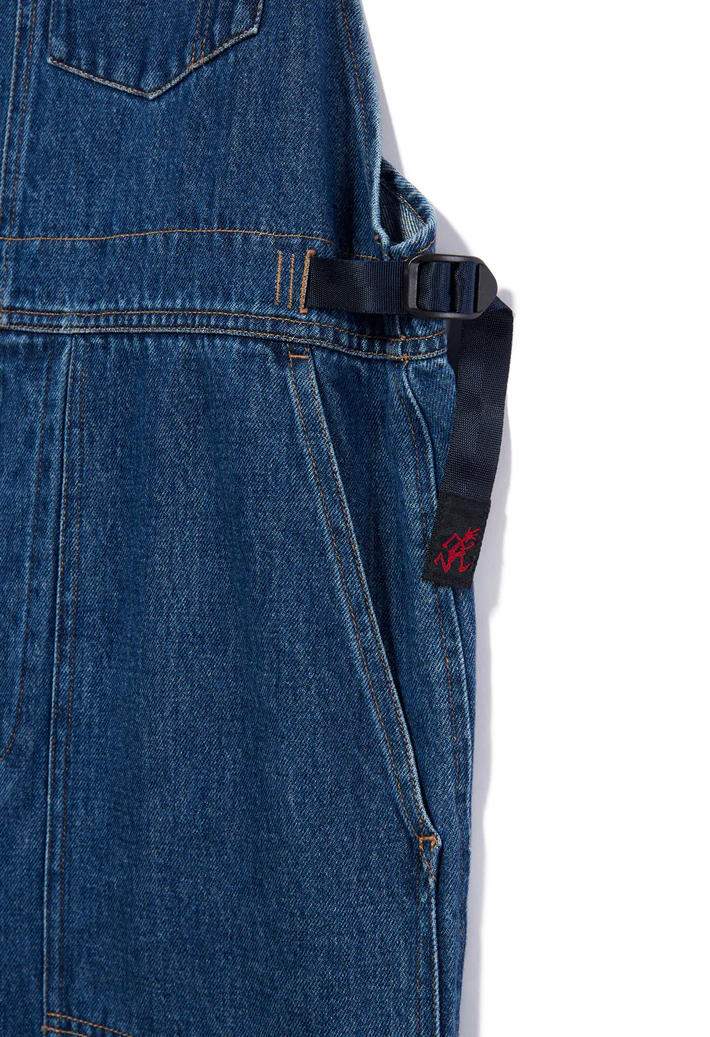 Gramicci Women's Denim Overalls - Mid Indigo - Image 3