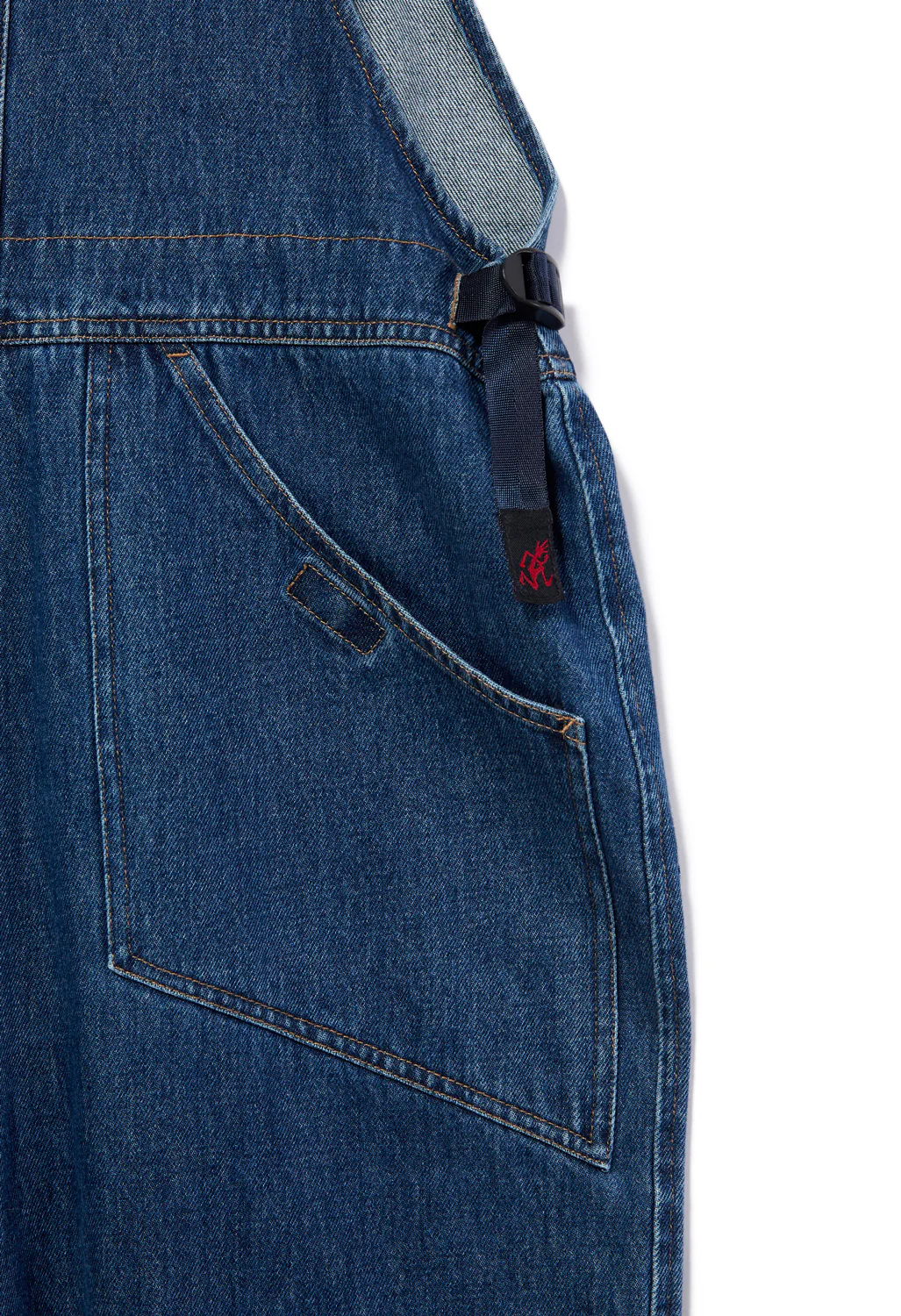 Gramicci Women's Denim Overalls - Mid Indigo - Image 5