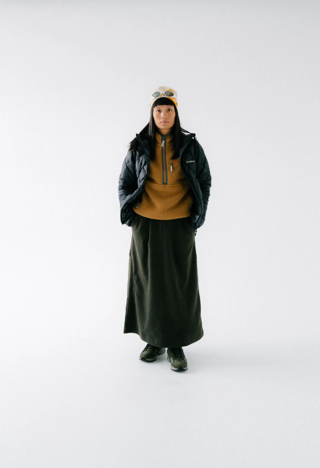 Gramicci Women's Polartec Maxi Combination Skirt - Olive - Image 6