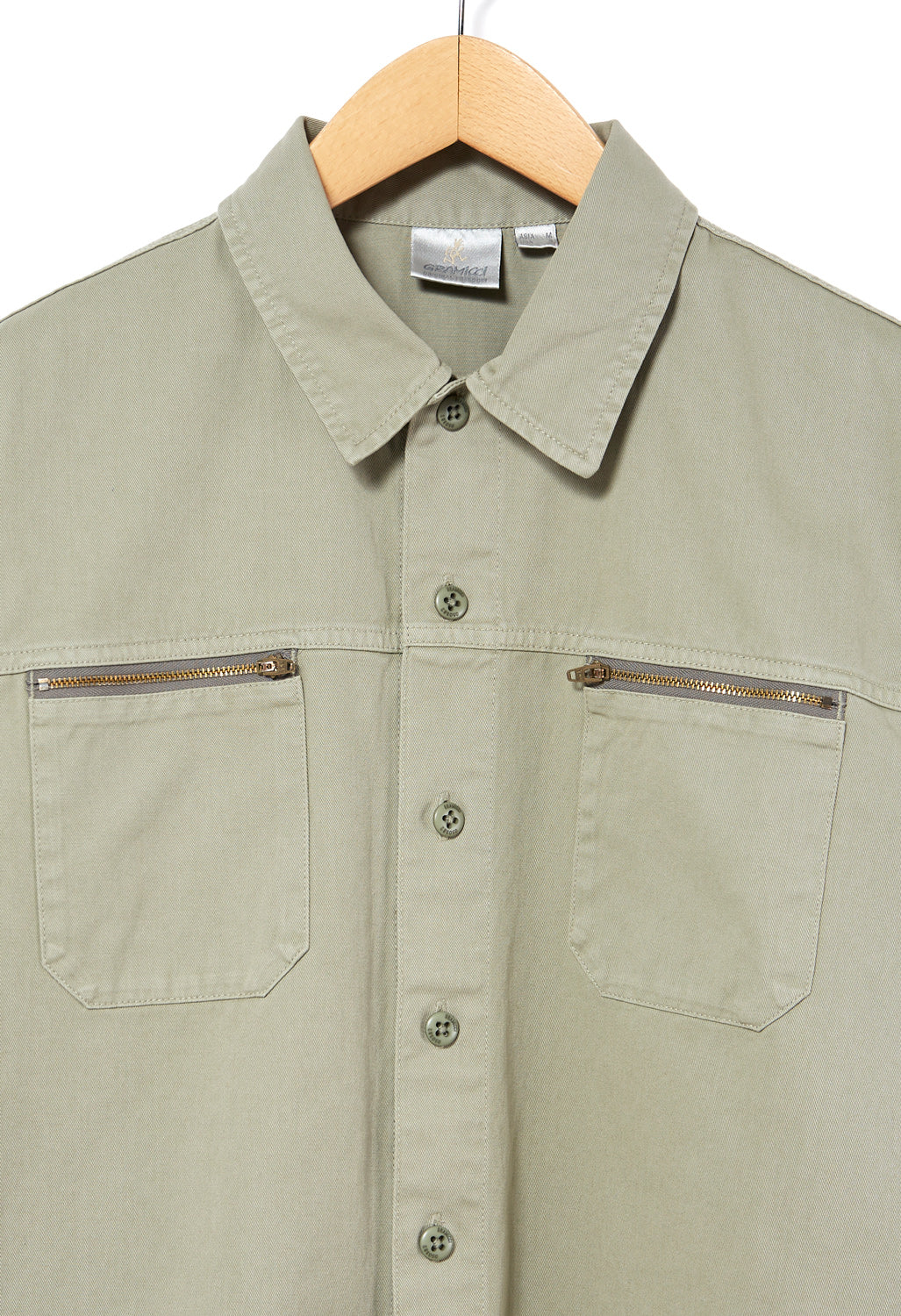 Gramicci x Adsum Men's Cotton Twill Work Shirt - Dry Sage - Image 3