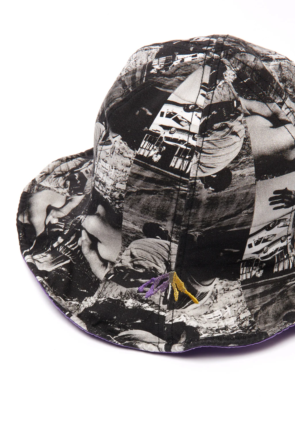 Gramicci x Adsum Men's Reversible Tulip Bucket Hat - Print and Purple - Image 2