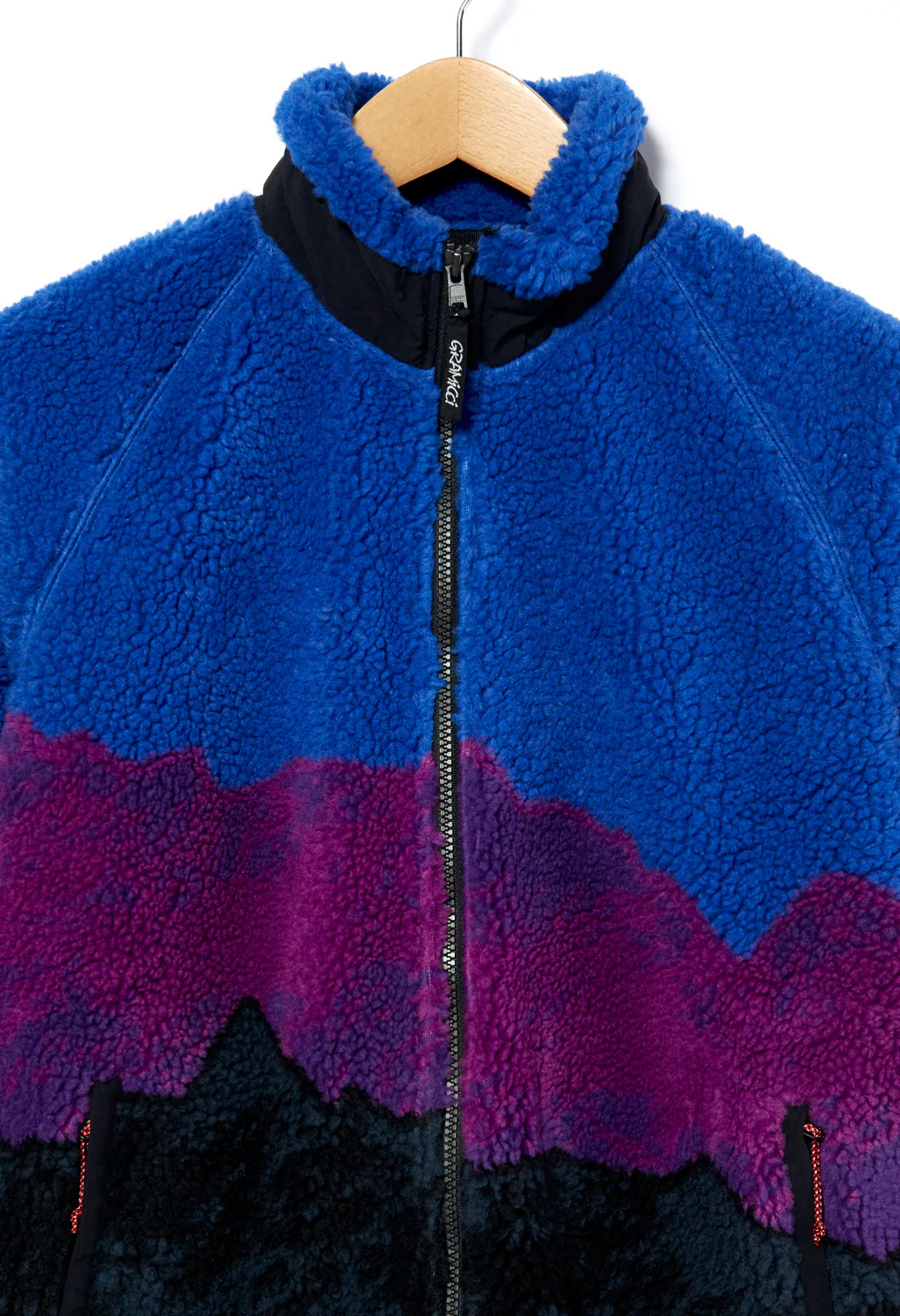 Gramicci x Nanga Men's Ridgeline Jacquard Fleece Zip Blouson - Multi - Image 3