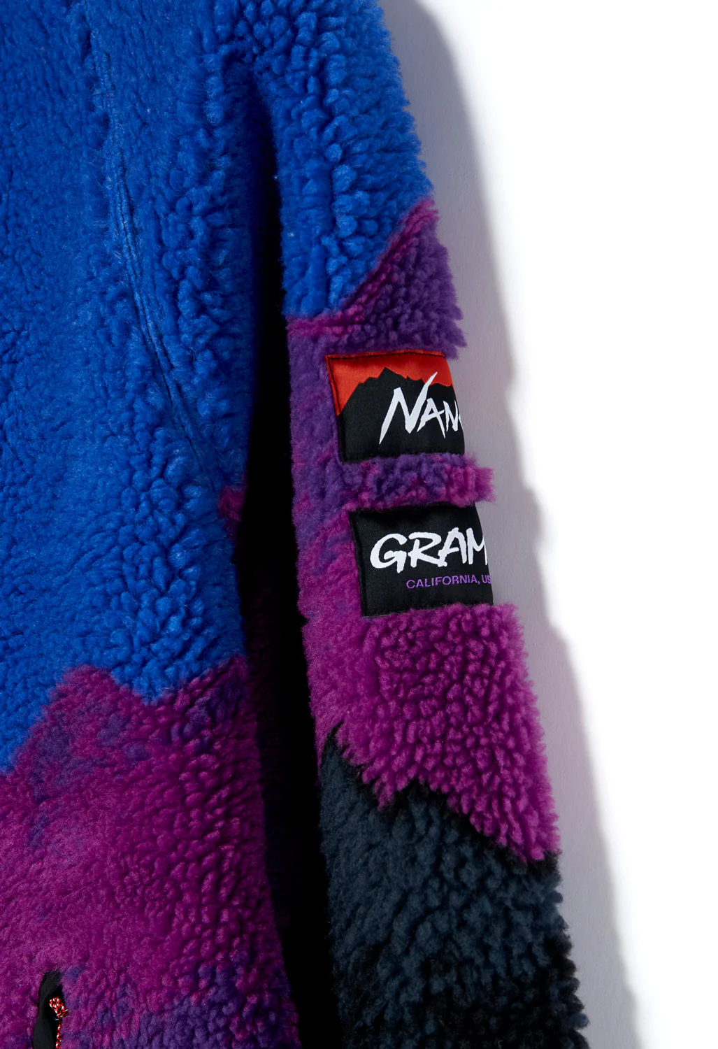 Gramicci x Nanga Men's Ridgeline Jacquard Fleece Zip Blouson - Multi - Image 4