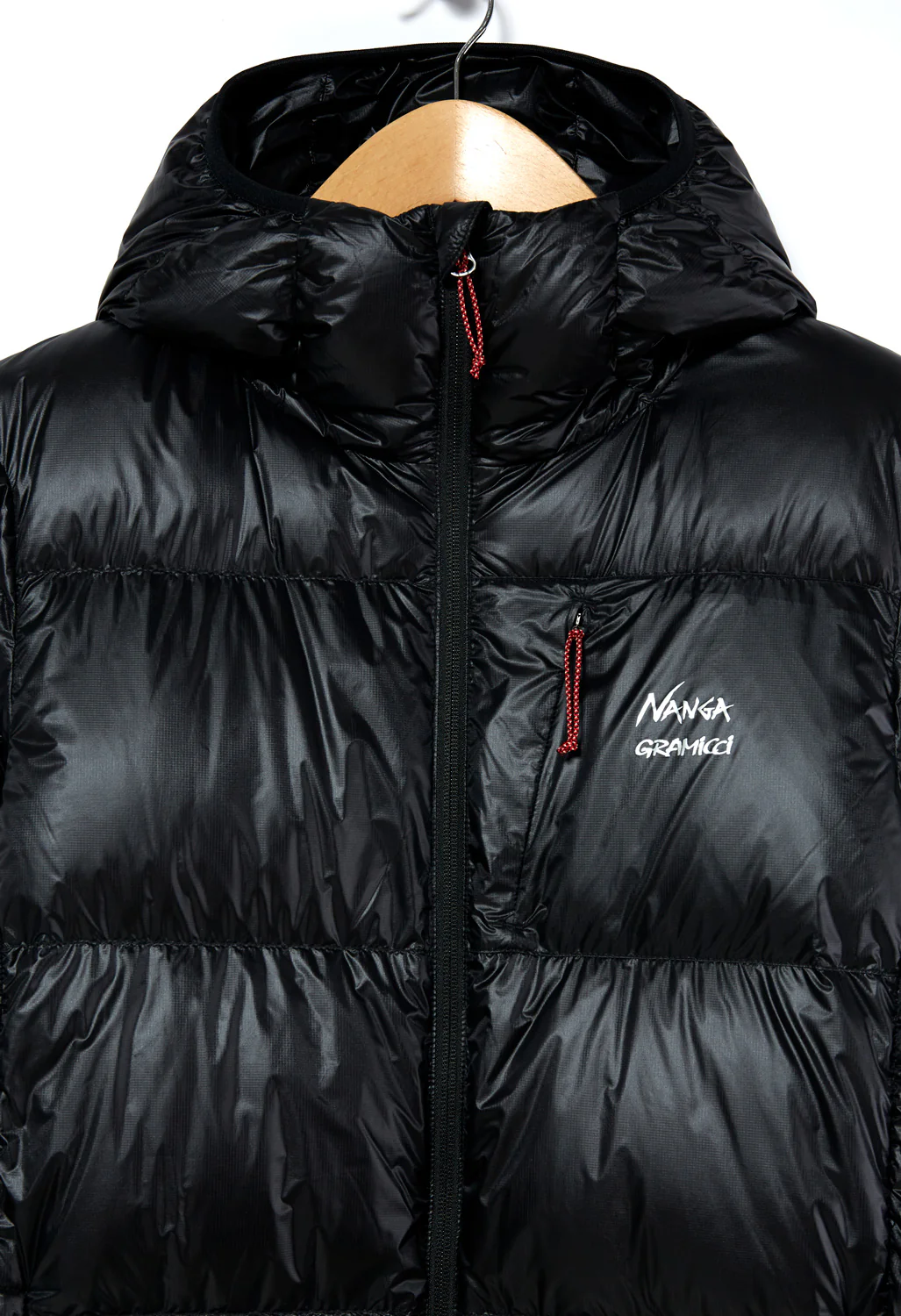 Gramicci x Nanga Men's UL Portable Down Zip Parka Jacket - Black - Image 2