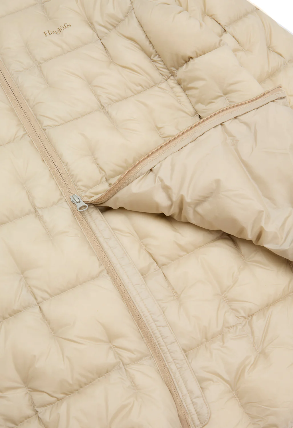 Haglofs Men's Hede Down Hood Jacket - Chalk Beige - Image 6