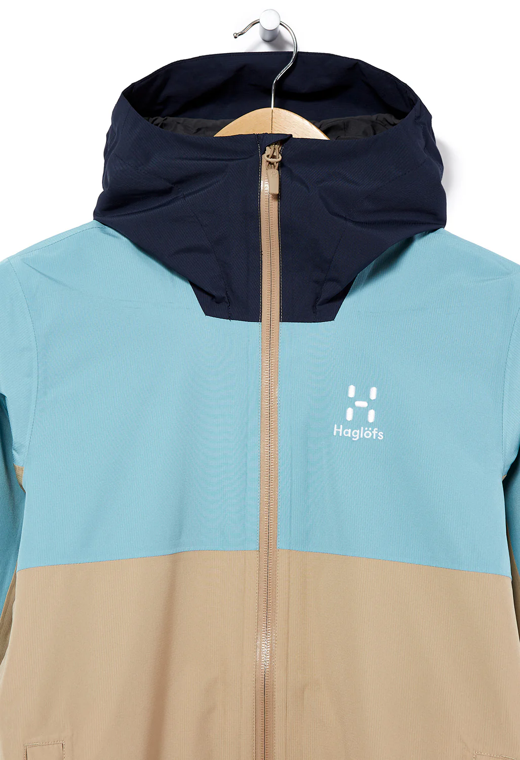 Haglöfs Women's Finch Proof Jacket - Sand/Frost Blue - Image 3
