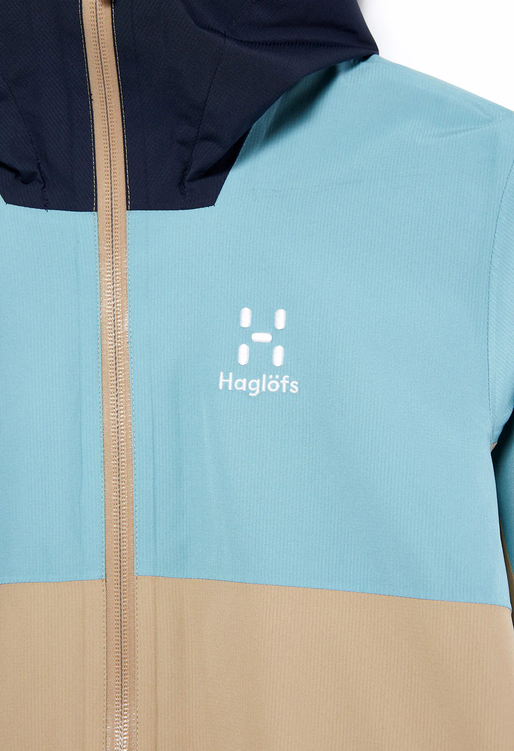 Haglöfs Women's Finch Proof Jacket - Sand/Frost Blue - Image 4