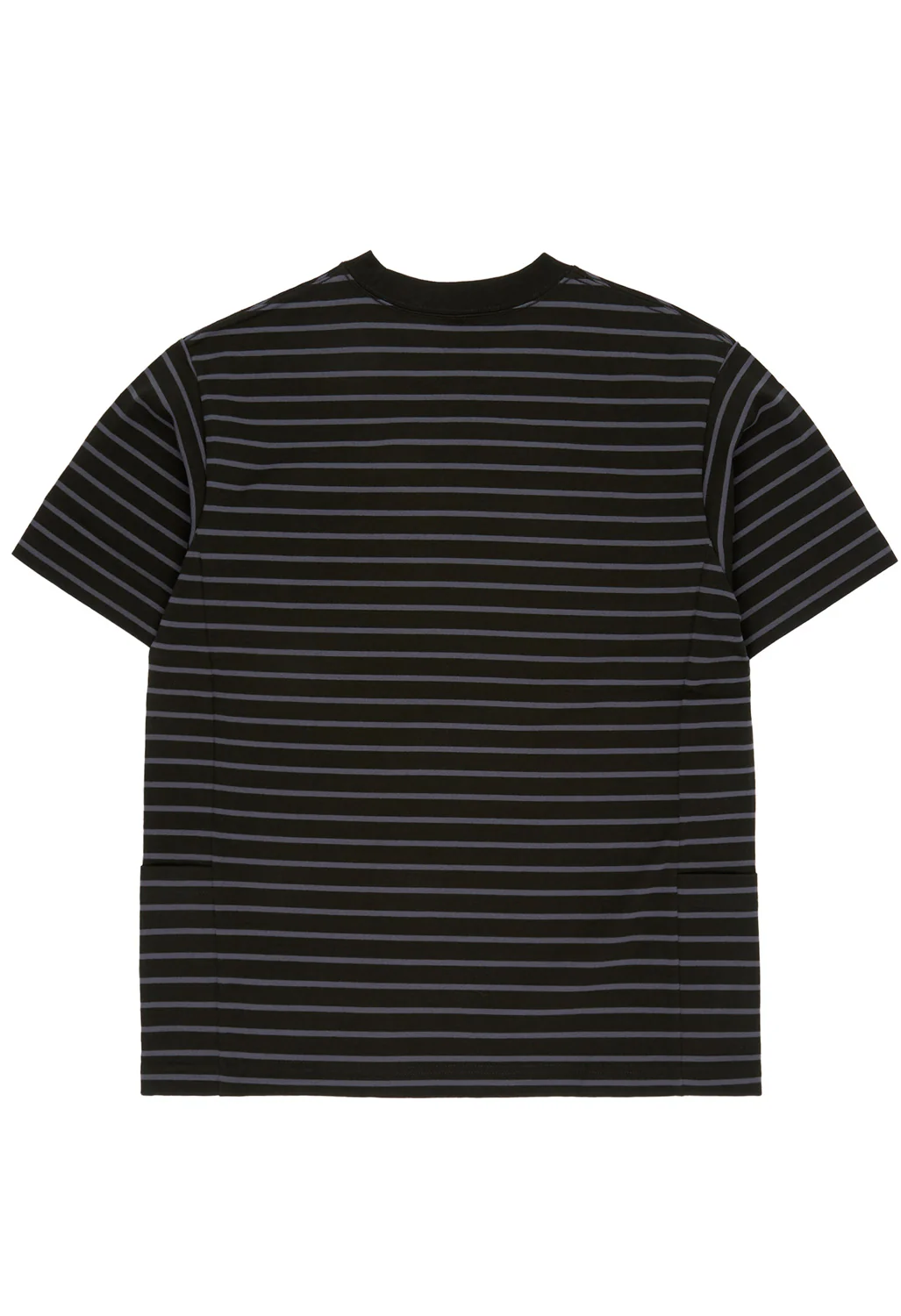 Snow Peak Heavy Cotton Border T-Shirt - Black / Grey - Image 2