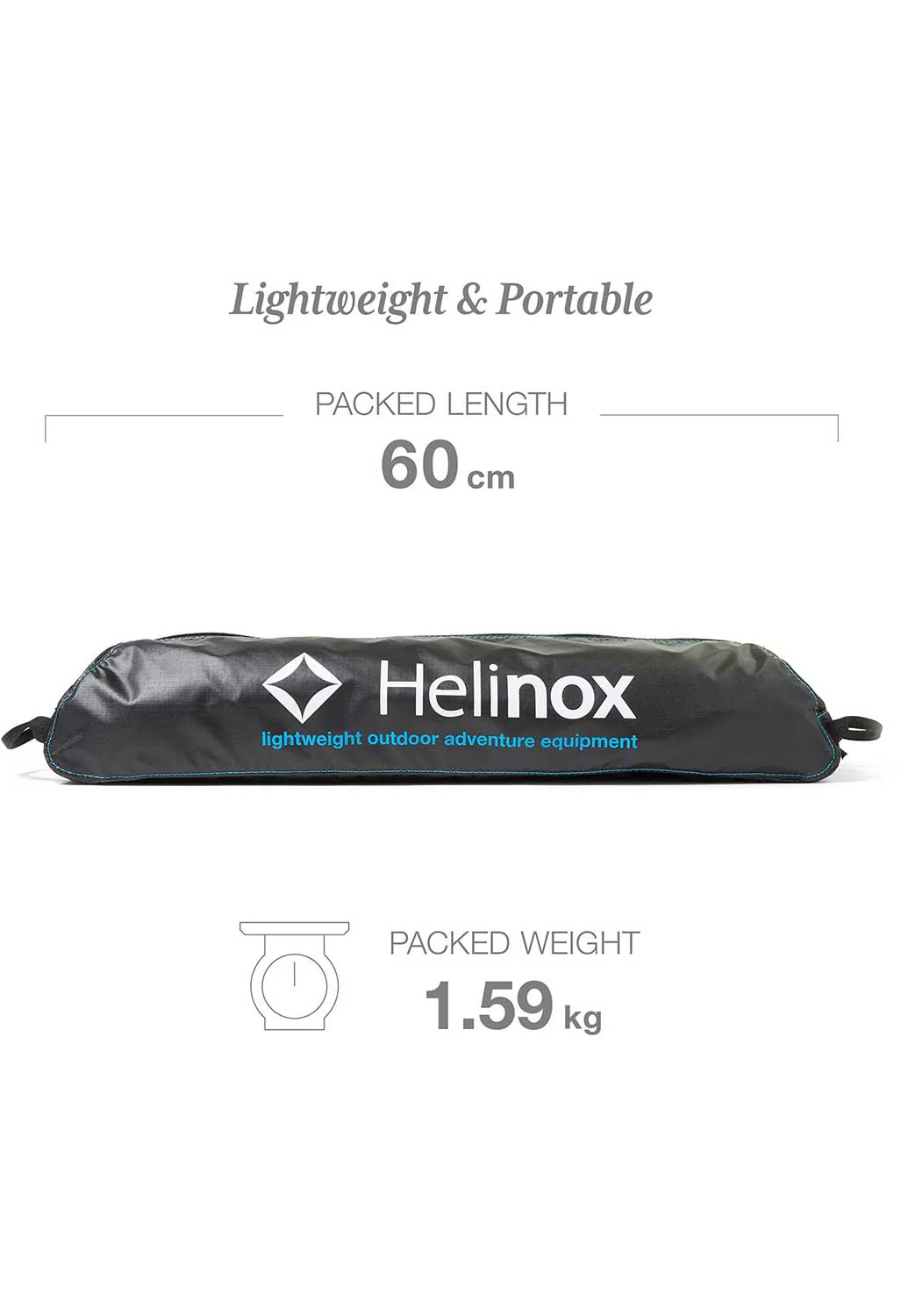 Helinox Table One Hard Top - Large - Black/Blue - Image 3