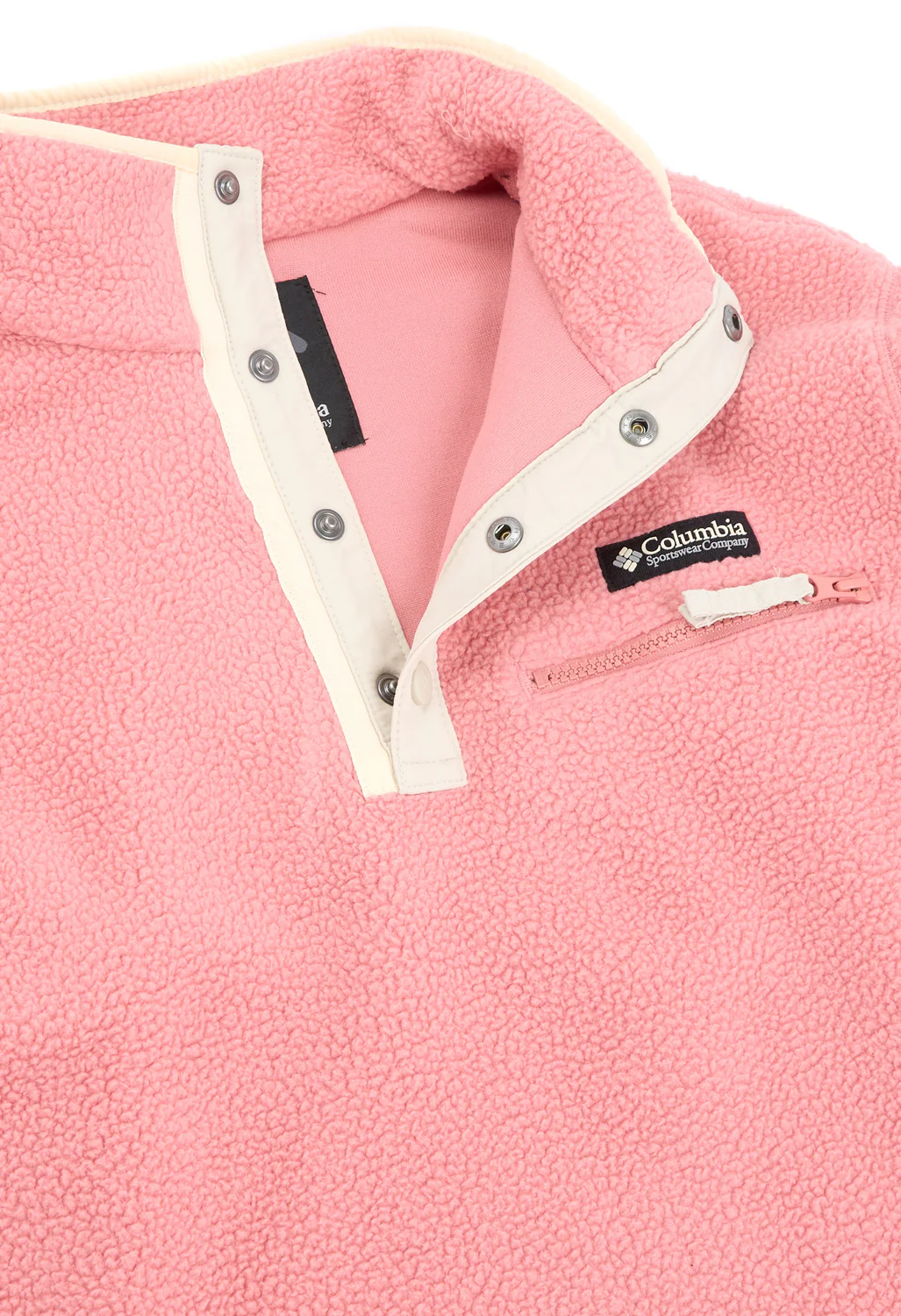 Columbia Helvetia II Cropped Half Snap Fleece - Pink Agave - Image 4
