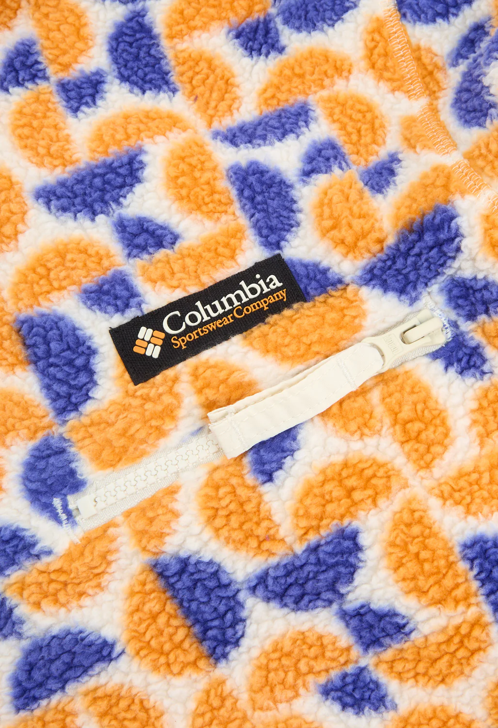 Columbia Helvetia II Printed Cropped Half Snap - Sunstone Retroscape - Image 5