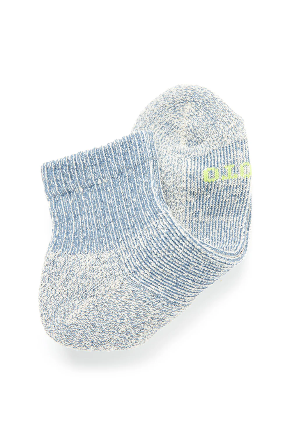 ROTOTO Hemp / Organic Cotton Pile Ankle Socks - Blue - Image 3