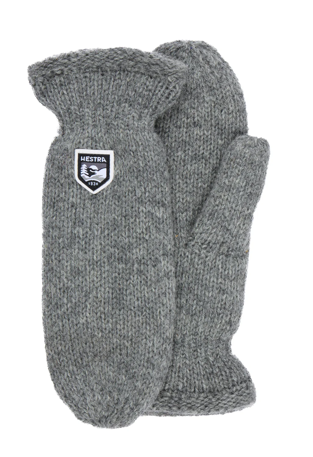 Hestra Hestra Basic Wool Mitts - Grey - Image 2