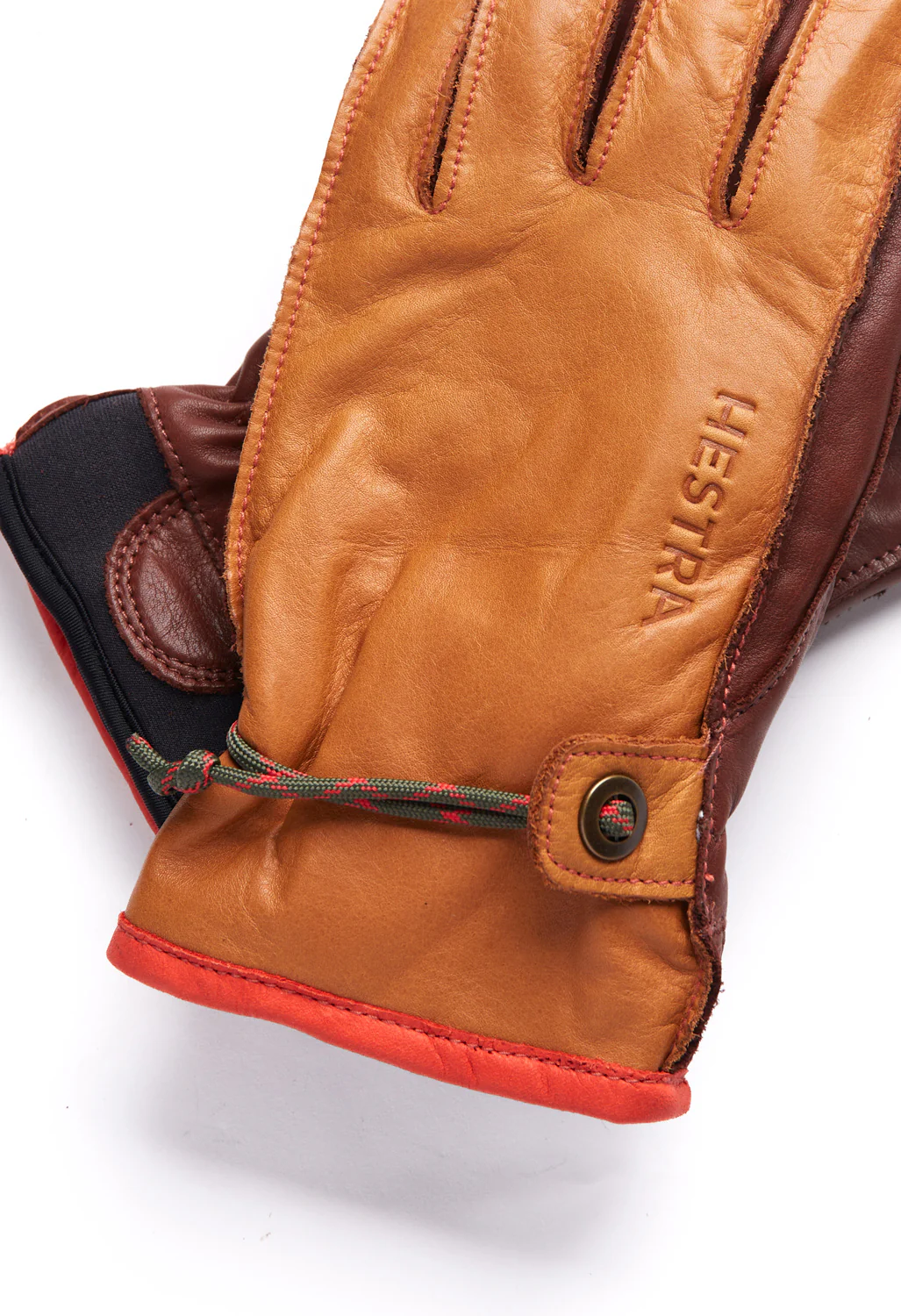 Hestra Men's Wakayama Gloves - Cork / Dark Brown - Image 2