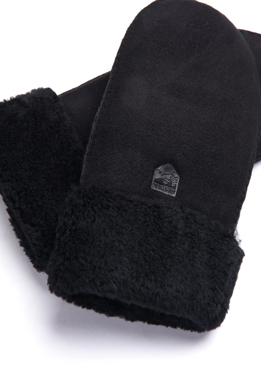 Hestra Women's Sheepskin Mittens - Black - Image 2