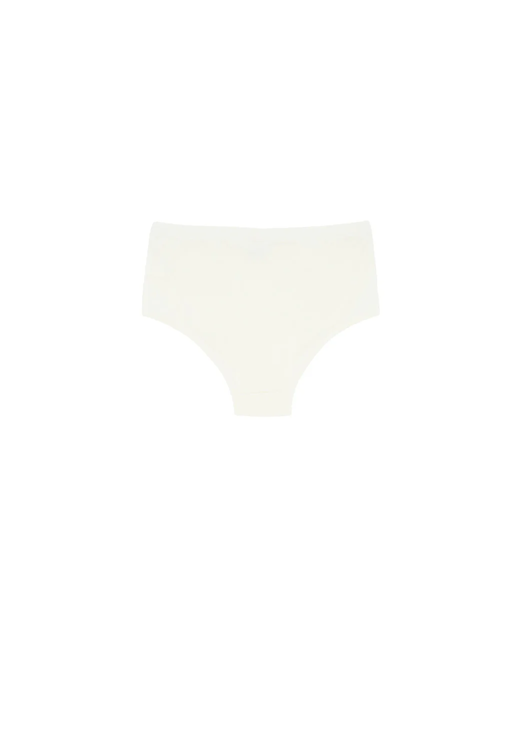 Jungmaven Women's High Waist Brief - Washed White - Image 2