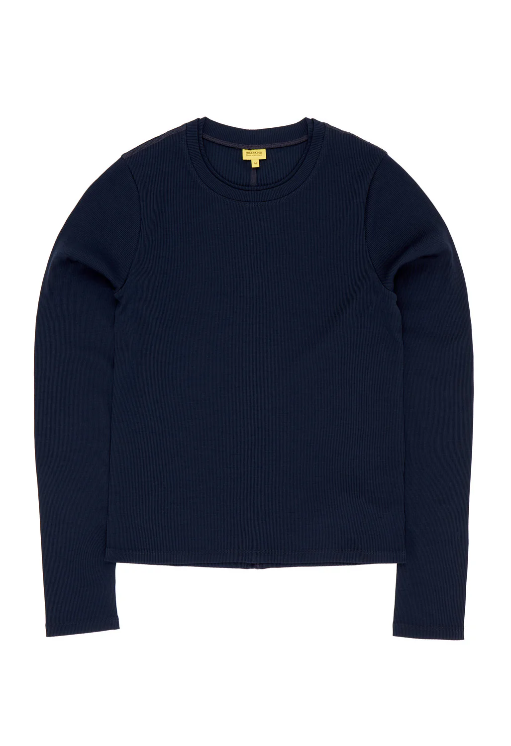 Hikerkind Women's Ribbed Merino Long Sleeve 01 - Woad
