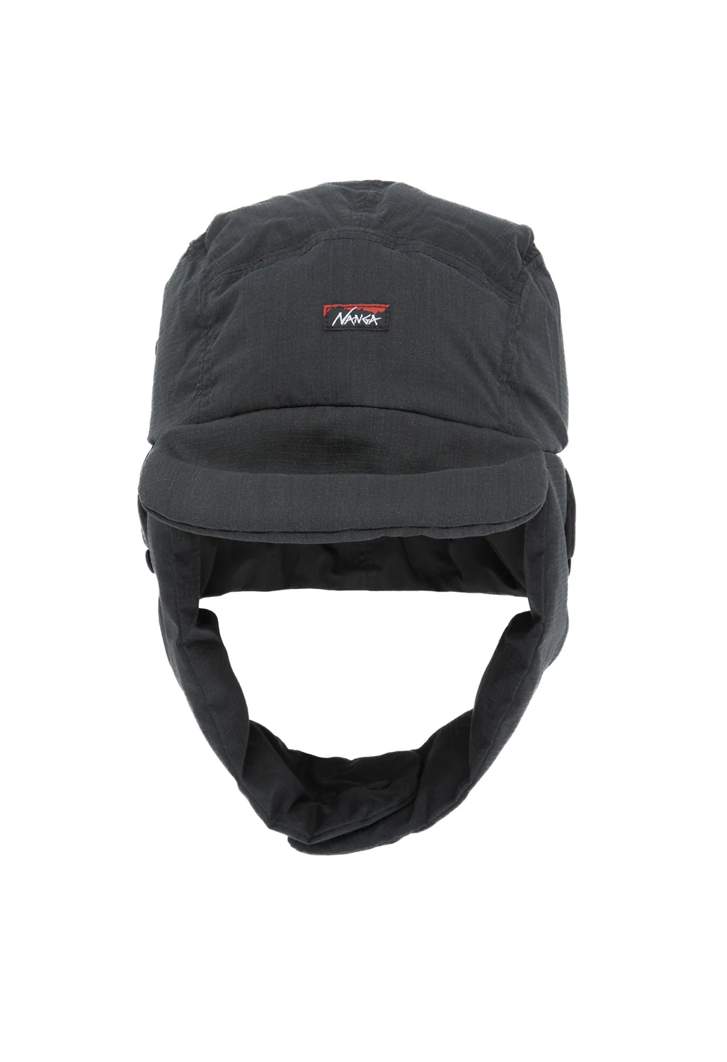 Nanga Hinoc Ripstop Down Ear Flap Cap - Black