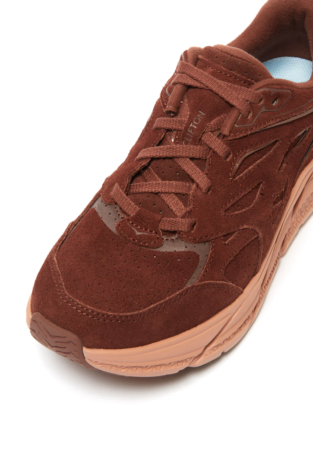 Hoka Clifton L Suede Trainers - Cappuccino/Cork - Image 5