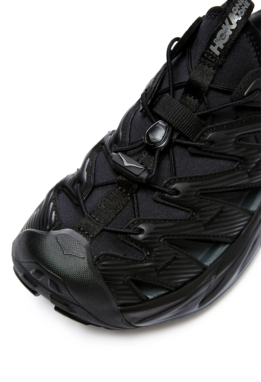 Hoka Hopara Men's Sandals - Black / Dark Shadow - Image 2