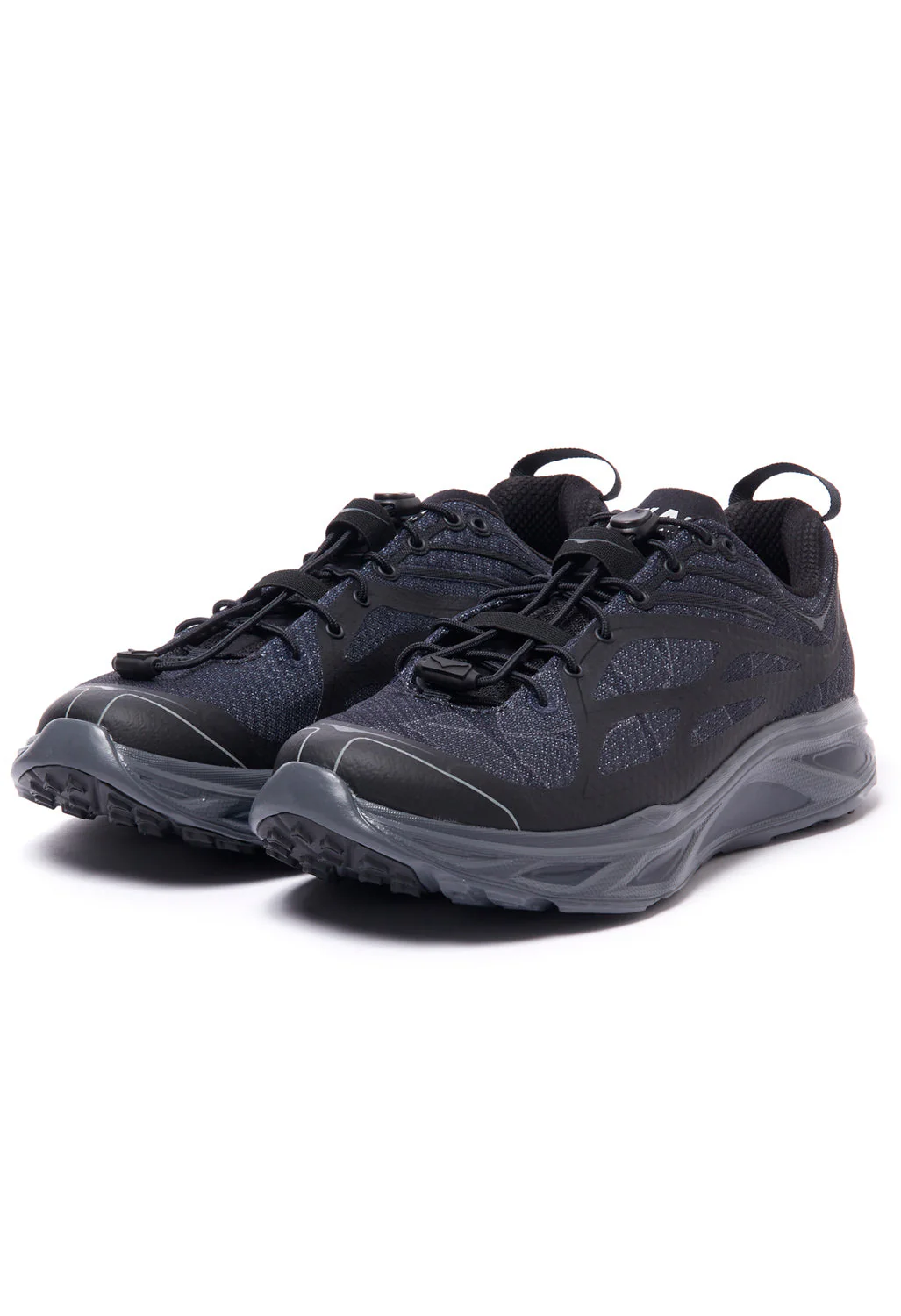 Hoka Huaka Origins Trainers - Black/Black - Image 3