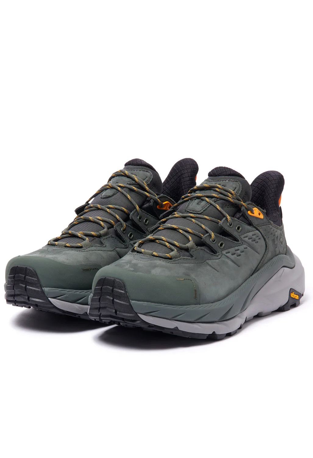Hoka Kaha 2 Low GORE-TEX Men's Shoes - Thyme / Radiant Yellow - Image 2