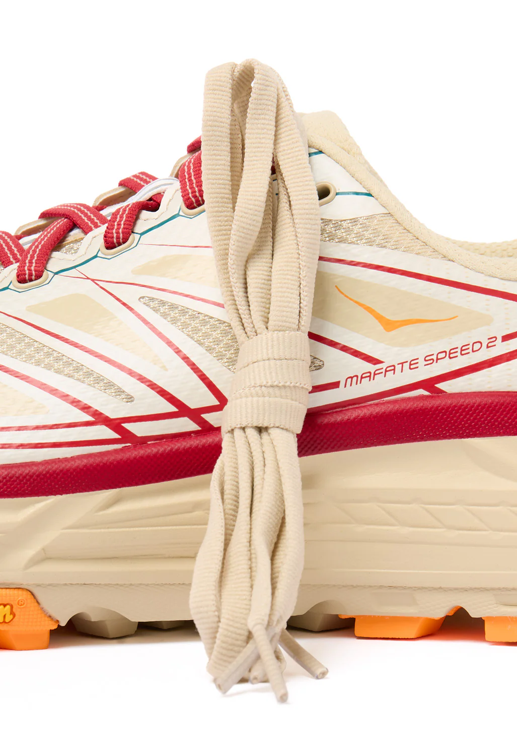 Hoka Mafate Speed 2 Trainers - Cream / Pepper - Image 6