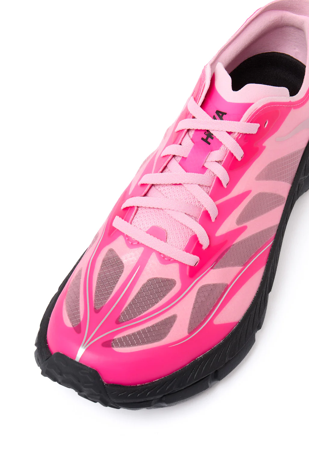 Hoka Mafate Speed 4 Lite Trainers - Neon Dragonfruit / Black - Image 2