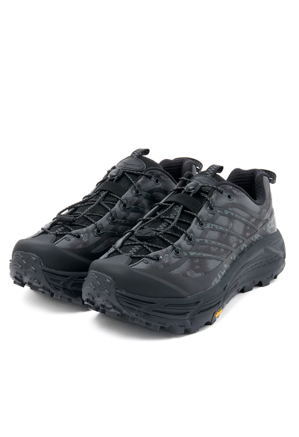Hoka Mafate Three2 TS Trainers - Black / Carbon Black - Image 3