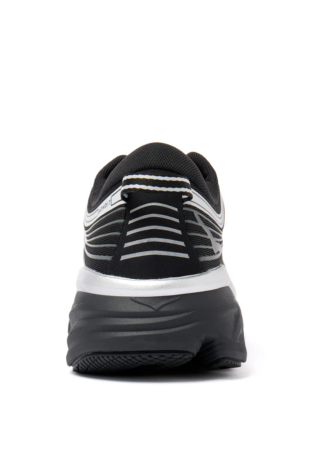 Hoka Men's Bondi 7 Trainers - Black / Stardust - Image 4