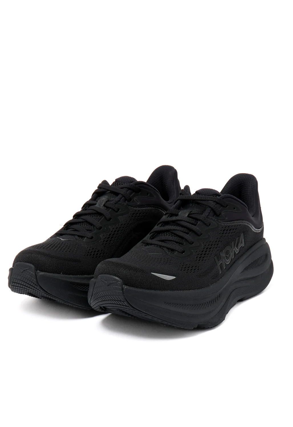 Hoka Men's Bondi 9 Trainers - Black / Black - Image 3