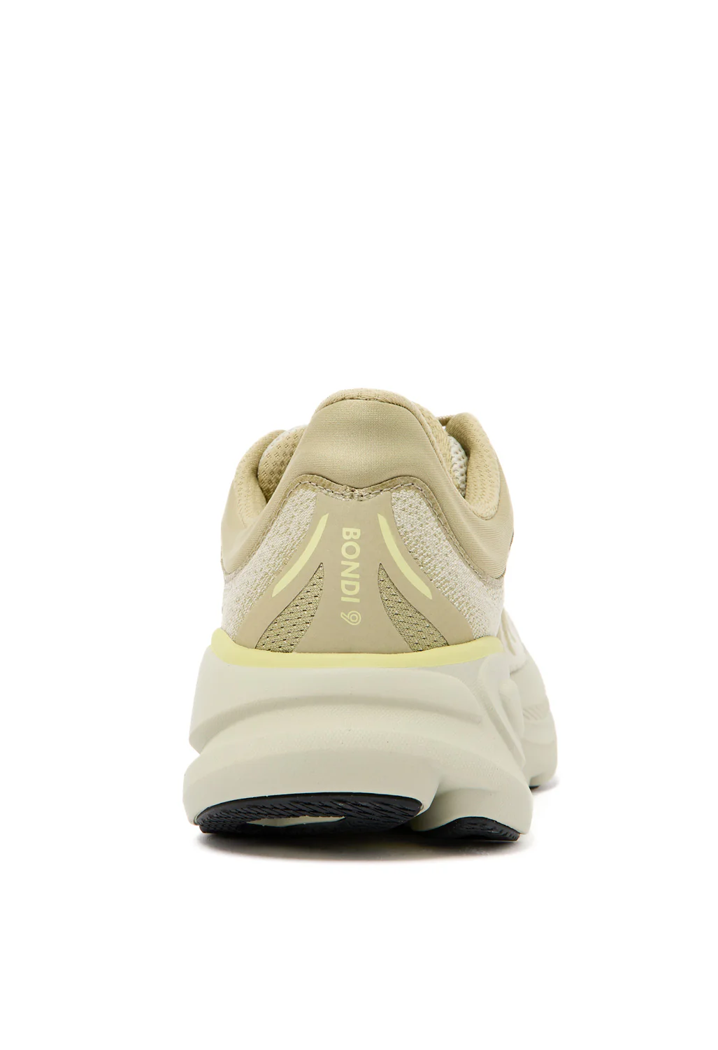 Hoka Men's Bondi 9 Trainers - Grassland / Oyster Mushroom - Image 4