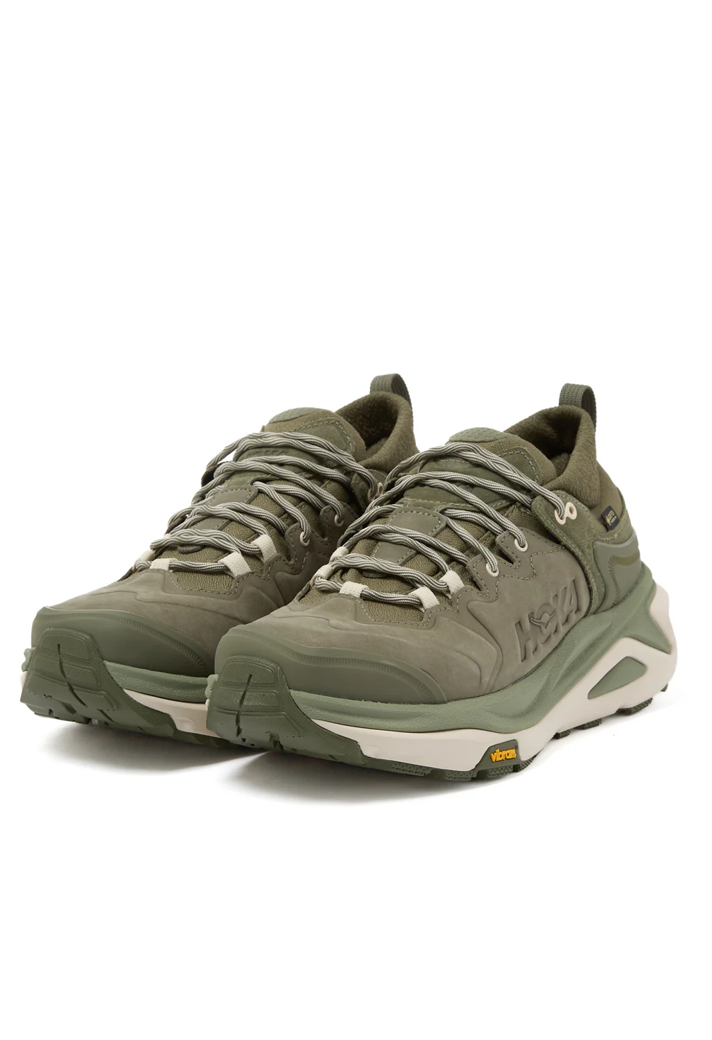 Hoka Men's Kaha 3 Low GTX Trainers - Eucalyptus / Birch - Image 3