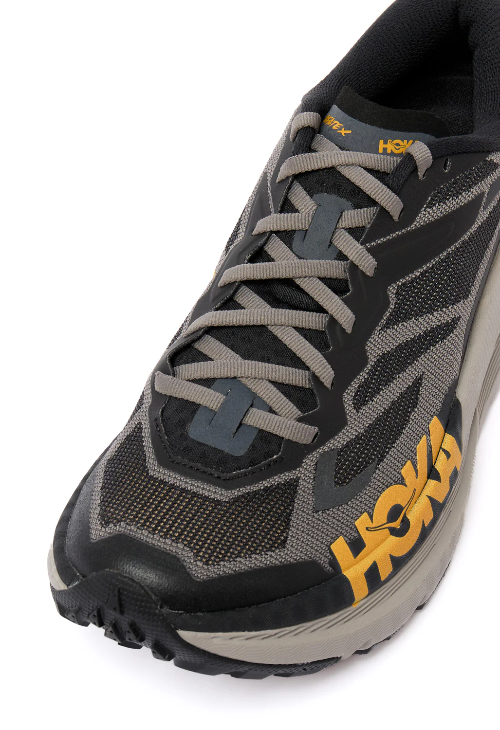 Hoka Men's Mafate X Trainers - Black / Cement - Image 2
