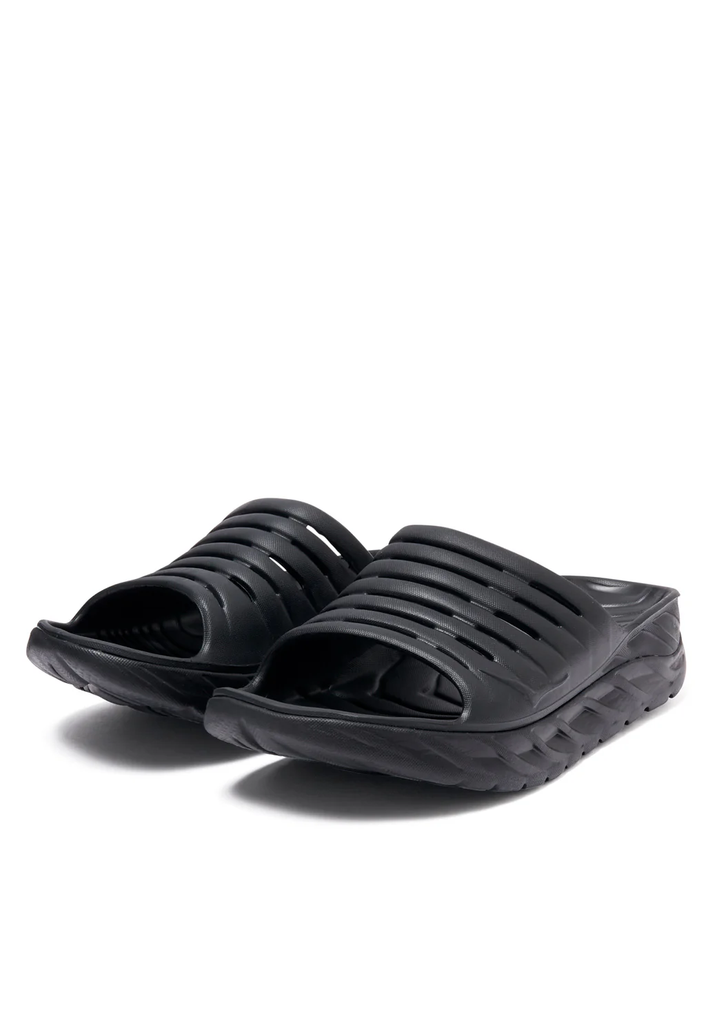 Hoka Ora Recovery Slides - Black - Image 2