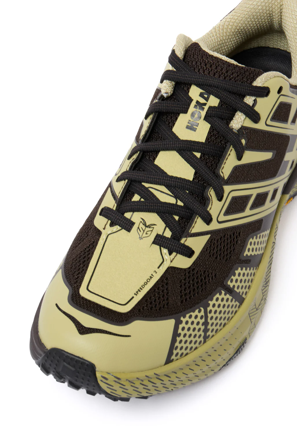 Hoka Speedgoat 2 Trainers - Cast Iron / Oatgrass - Image 2