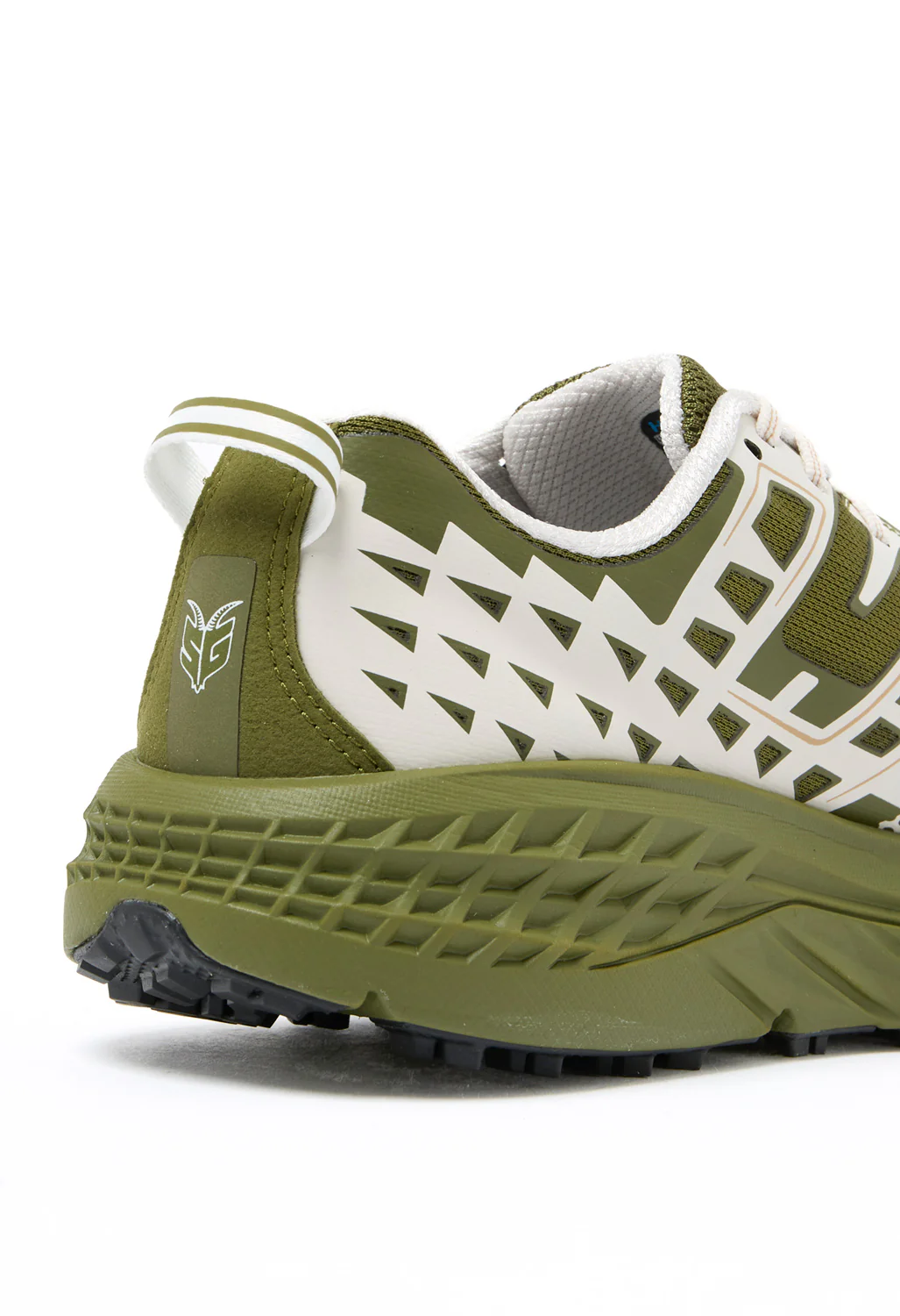 Hoka Speedgoat 2 Trainers - Moss Green / Rose Cream - Image 6