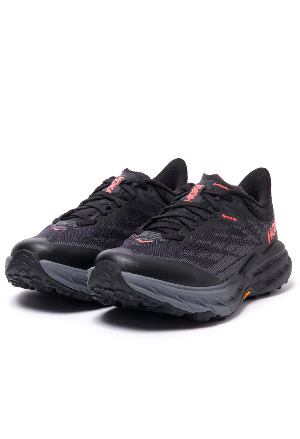 Hoka Speedgoat 5 GORE-TEX Women's Trail Shoes - Black / Black - Image 2