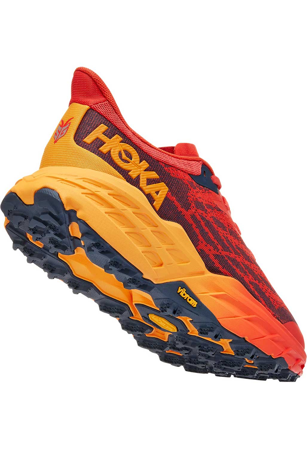 Hoka Speedgoat 5 Men's Trail Shoes - Fiesta/Radiant Yellow - Image 3