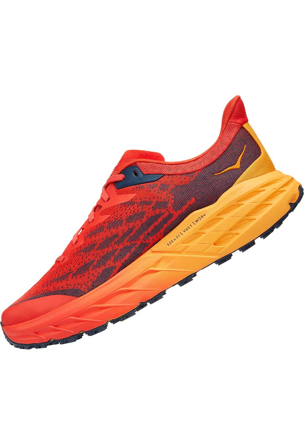Hoka Speedgoat 5 Men's Trail Shoes - Fiesta/Radiant Yellow - Image 4