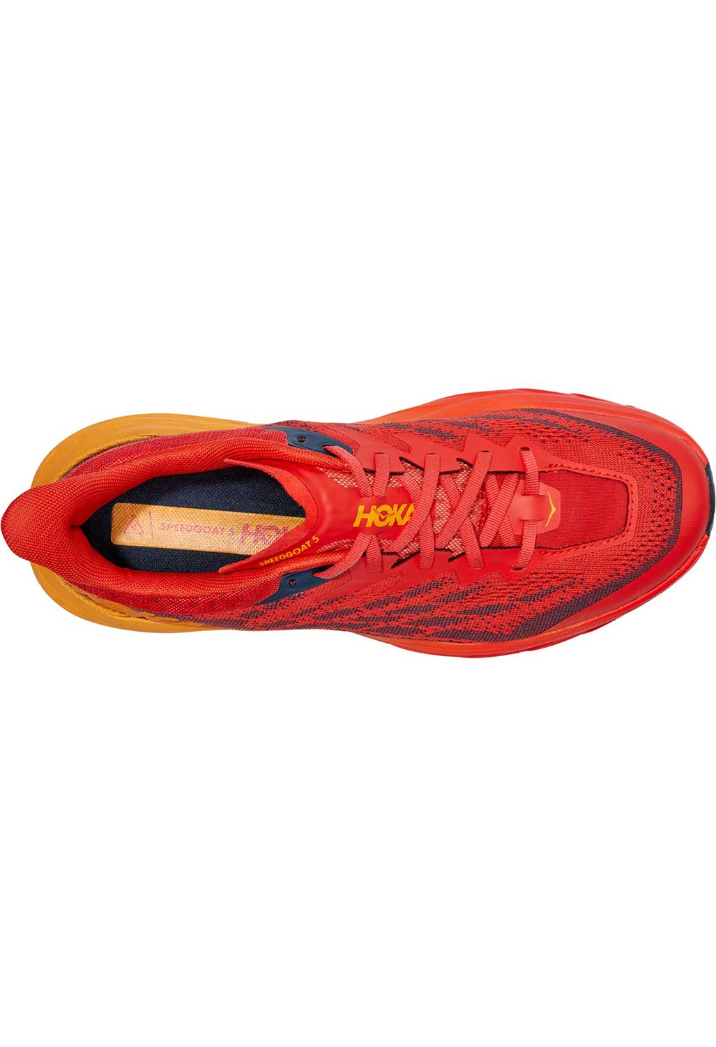 Hoka Speedgoat 5 Men's Trail Shoes - Fiesta/Radiant Yellow - Image 5