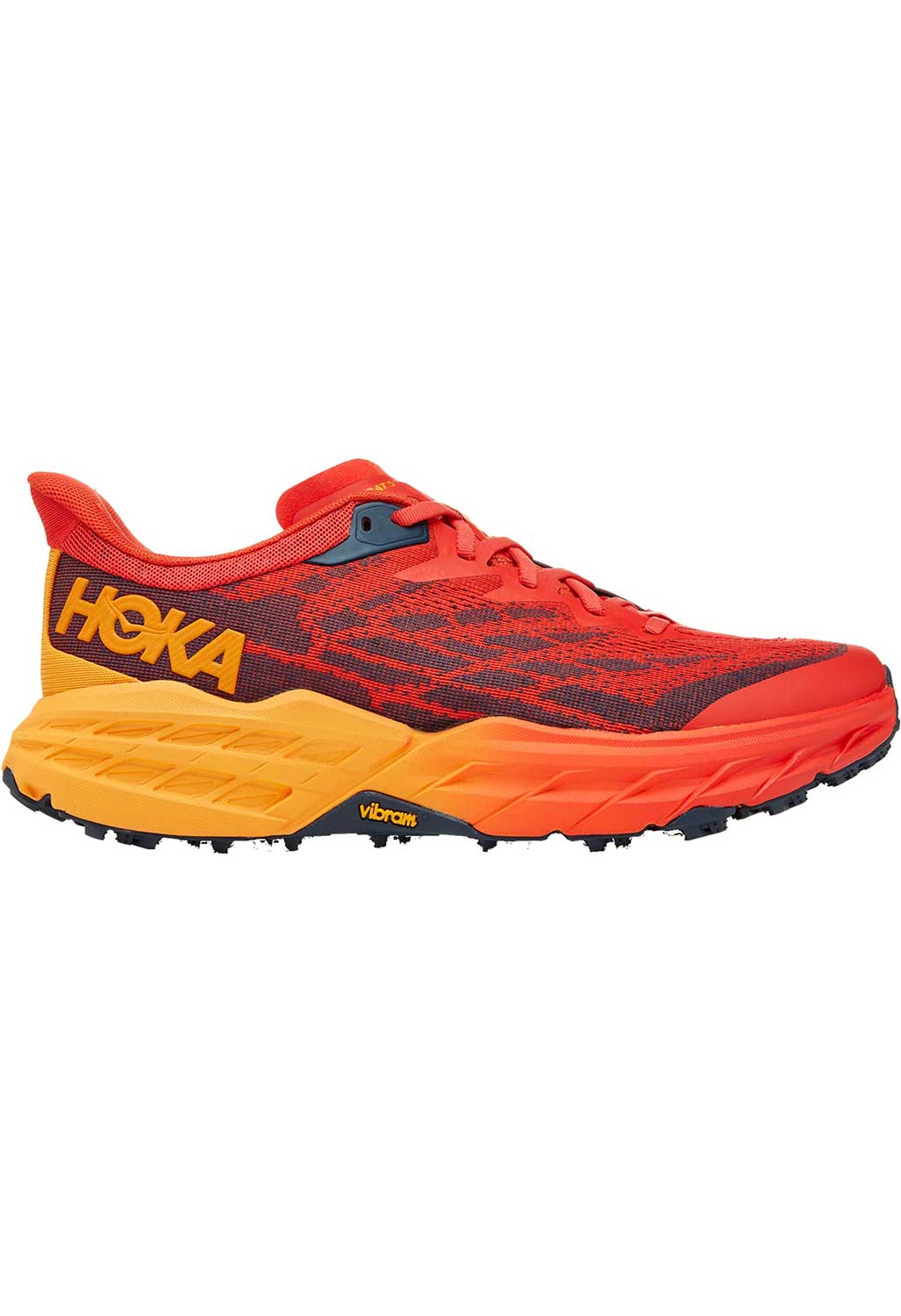 Hoka Speedgoat 5 Men's Trail Shoes - Fiesta/Radiant Yellow - Image 7