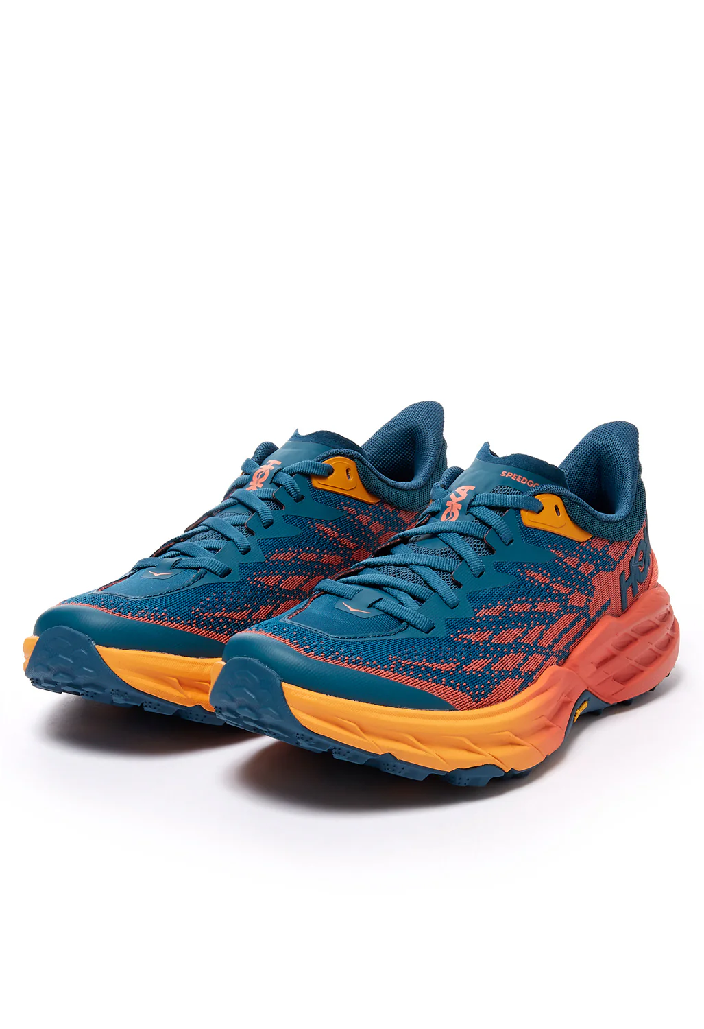 Hoka Speedgoat 5 Women's Shoes - Blue Coral / Camellia - Image 2