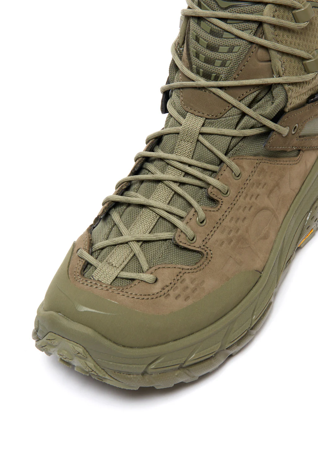 Hoka Tor Ultra Hi 3 Boots - Burnt Olive/Ivy Green - Image 4