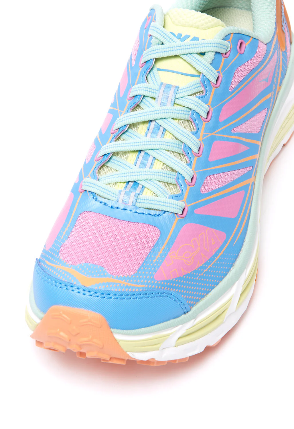 Hoka Mafate Speed 2 Trainers - Cyclamen / All Aboard - Image 2