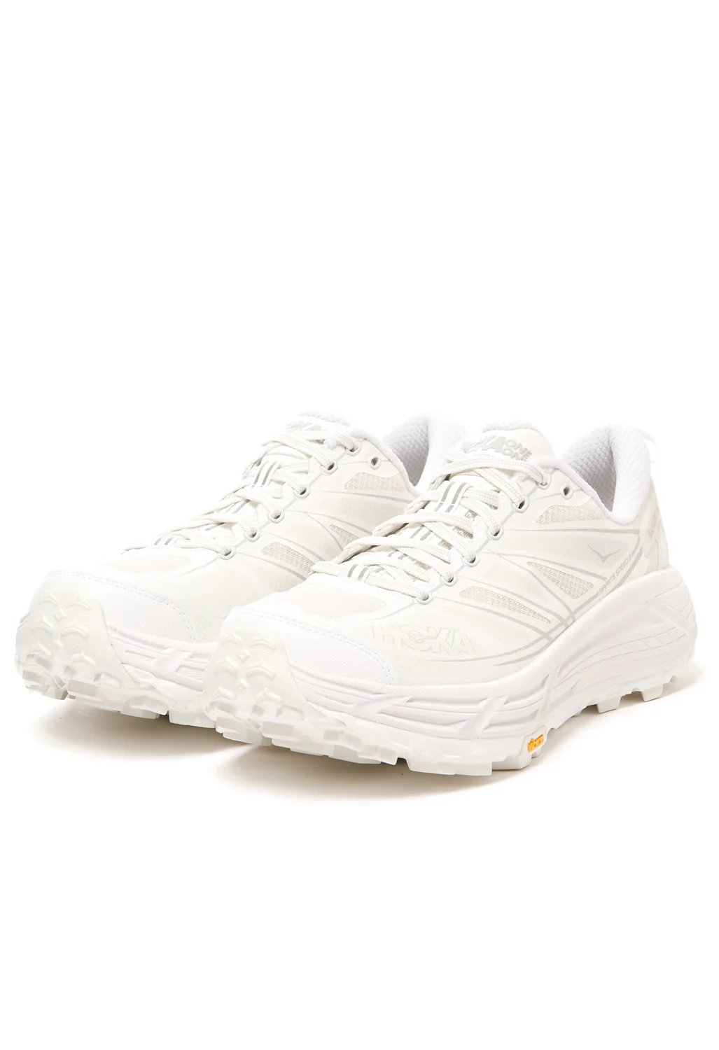 Hoka Mafate Speed 2 Trainers - White / Lunar Rock - Image 3